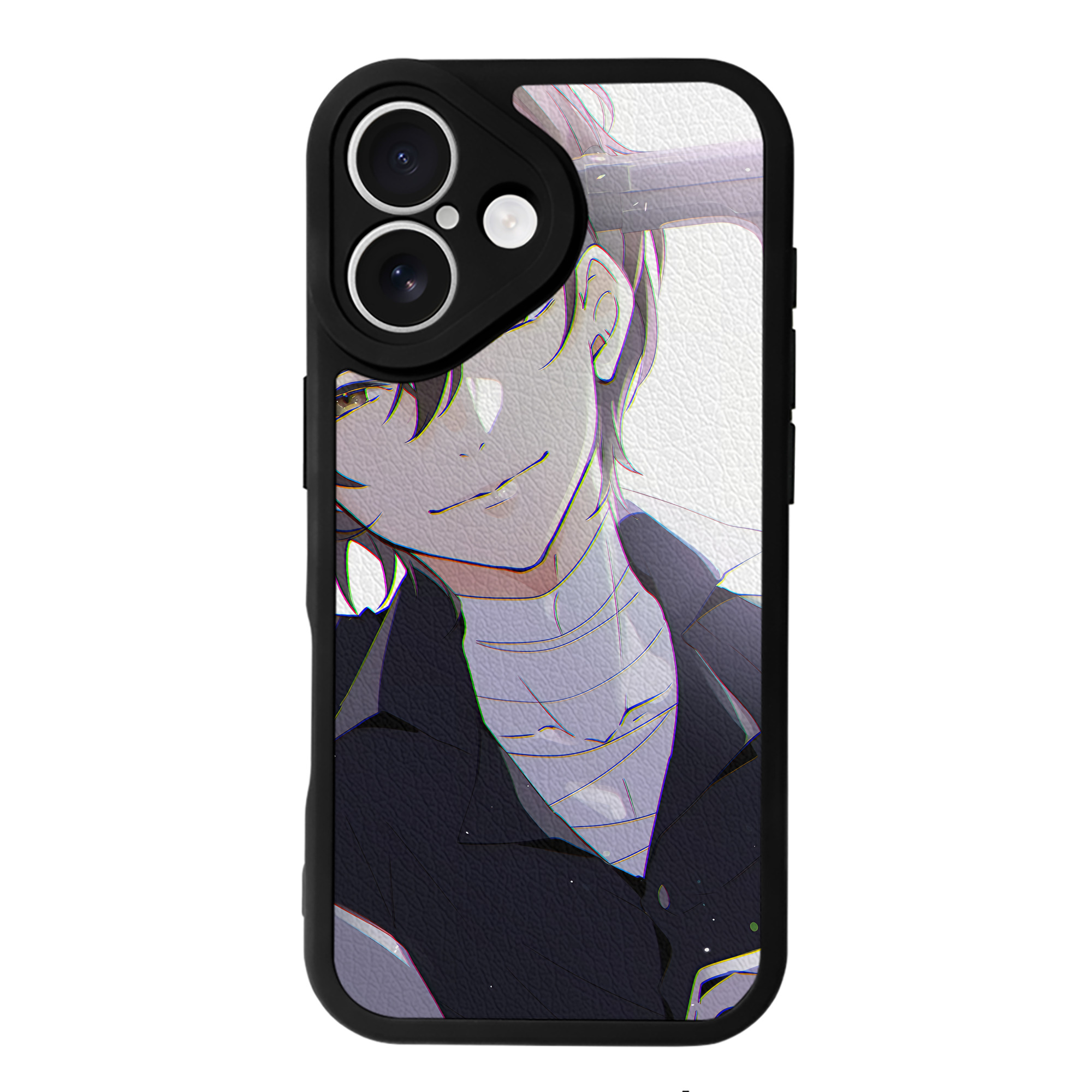 （画像用） 文豪ストレイドッグス Bungo Stray Dogs 【iPhone 16シリーズ対応】シリコンスマホケース（レザー調） 材質：シリコン